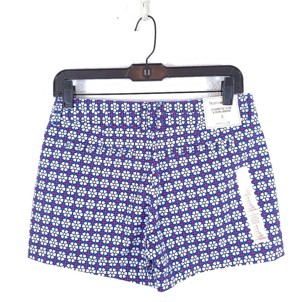 GAP Floral Summer Print 3" Inch Inseam Shorts - Picture 4 of 9
